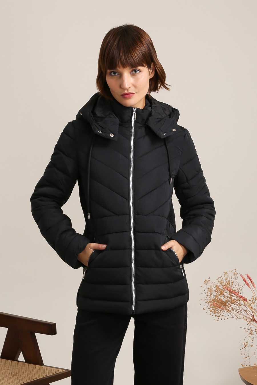 Doudounes Femme Noir NEW LOLO 8203 #c Efashion Paris