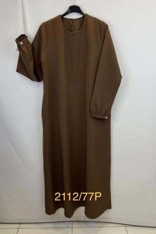 Abaya Femme Vert clair SILVER FASHION 2112 Efashion Paris