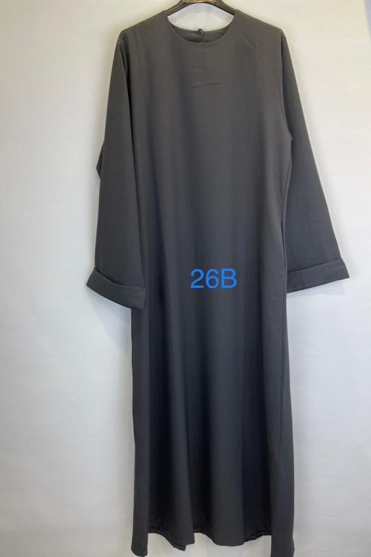 Abaya Femme Menthe SILVER FASHION 7751 Efashion Paris
