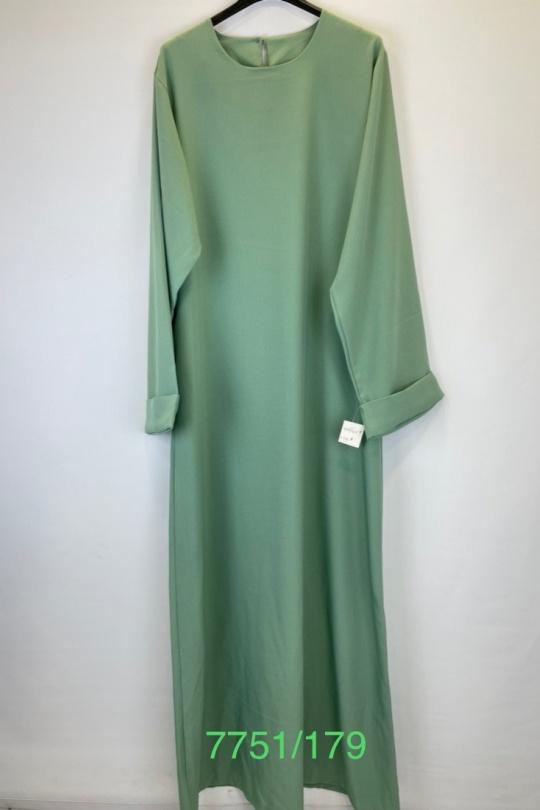 Abaya Femme Menthe SILVER FASHION 7751 Efashion Paris