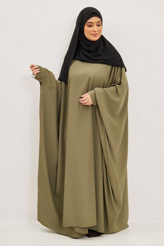 Abaya Femme Bordeaux SILVER FASHION 6176 Efashion Paris