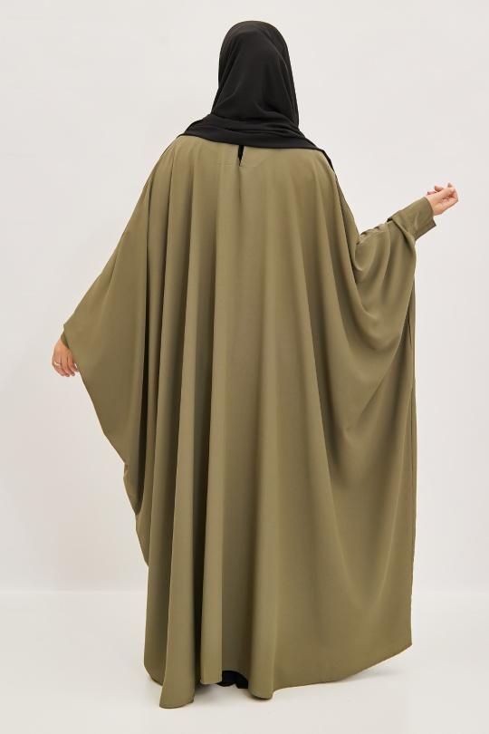 Abaya Femme Bordeaux SILVER FASHION 6176 Efashion Paris
