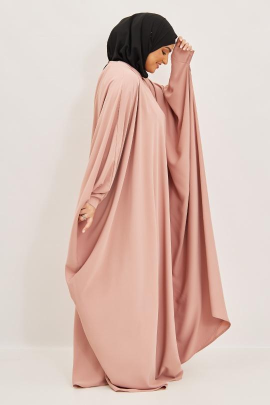 Abaya Femme Bordeaux SILVER FASHION 6176 Efashion Paris