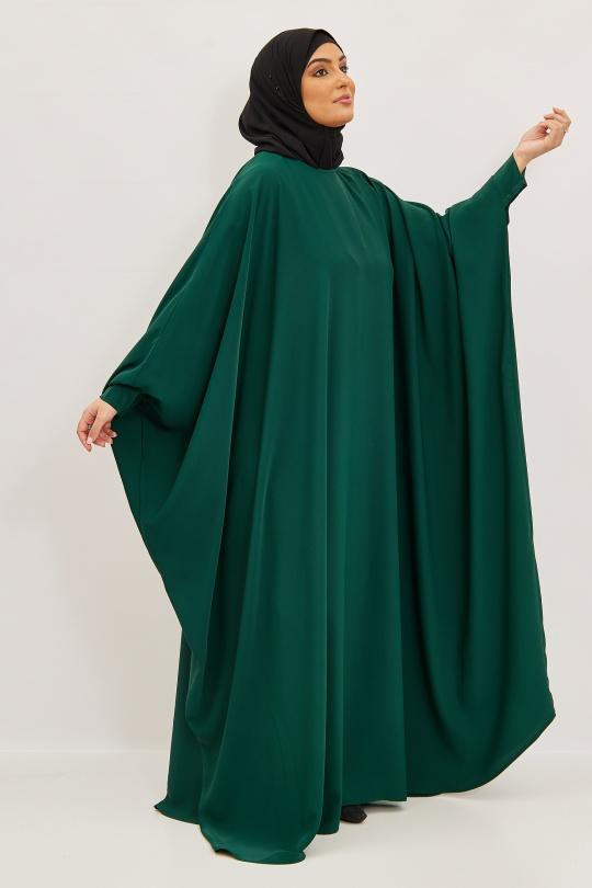 Abaya Femme Bordeaux SILVER FASHION 6176 Efashion Paris