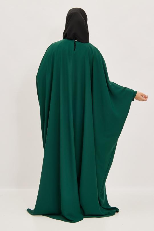 Abaya Femme Bordeaux SILVER FASHION 6176 Efashion Paris