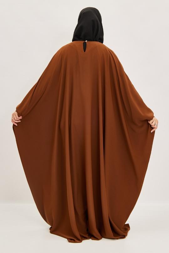 Abaya Femme Bordeaux SILVER FASHION 6176 Efashion Paris