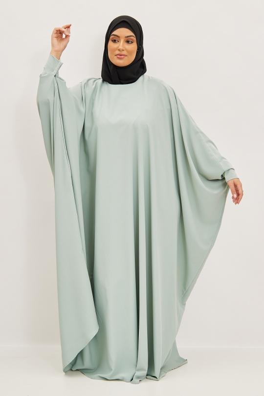 Abaya Femme Bordeaux SILVER FASHION 6176 Efashion Paris