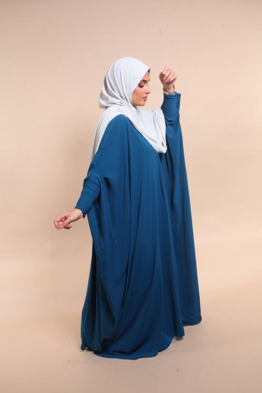 Abaya Femme Bordeaux SILVER FASHION 6176 Efashion Paris
