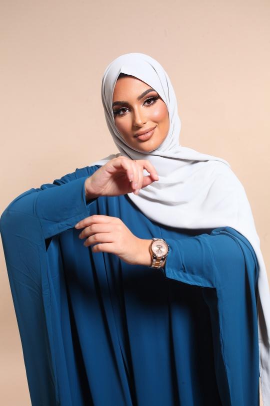 Abaya Femme Bordeaux SILVER FASHION 6176 Efashion Paris