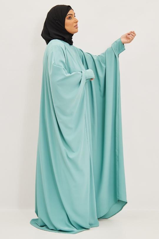 Abaya Femme Bordeaux SILVER FASHION 6176 Efashion Paris
