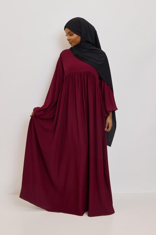 Abaya Femme Noir SILVER FASHION 3001 Efashion Paris