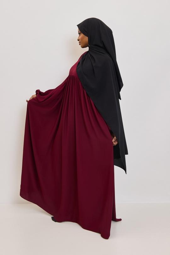 Abaya Femme Noir SILVER FASHION 3001 Efashion Paris