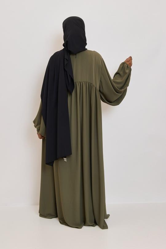 Abaya Femme Noir SILVER FASHION 3001 Efashion Paris