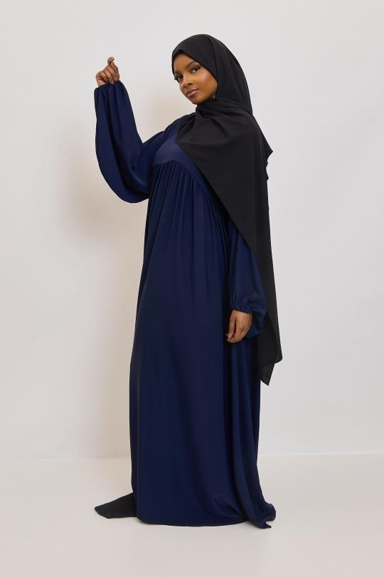 Abaya Femme Noir SILVER FASHION 3001 Efashion Paris