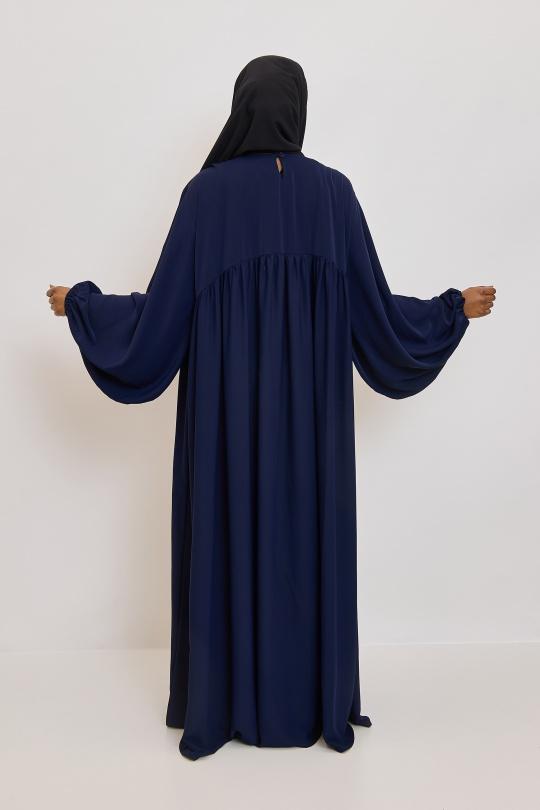 Abaya Femme Noir SILVER FASHION 3001 Efashion Paris
