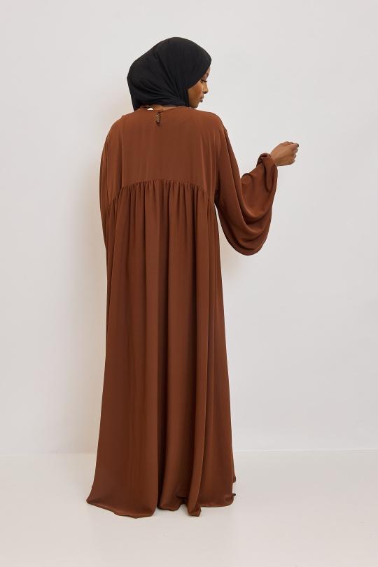 Abaya Femme Noir SILVER FASHION 3001 Efashion Paris