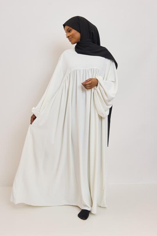 Abaya Femme Noir SILVER FASHION 3001 Efashion Paris