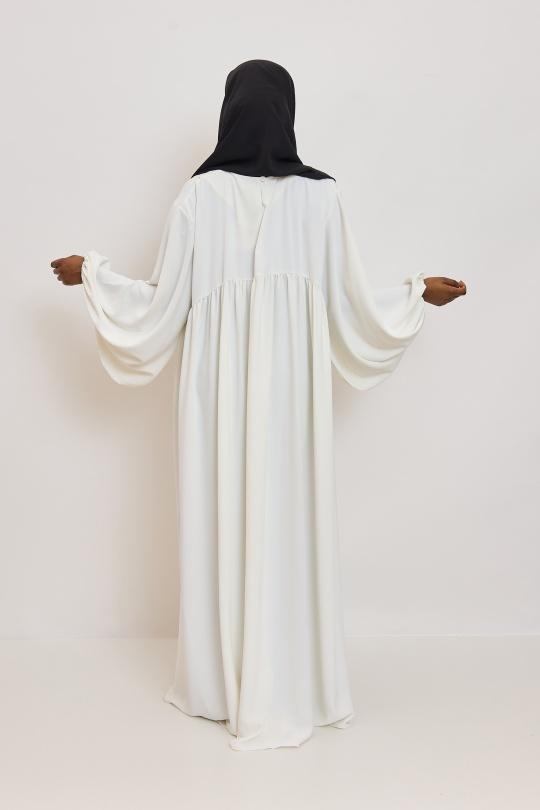 Abaya Femme Noir SILVER FASHION 3001 Efashion Paris