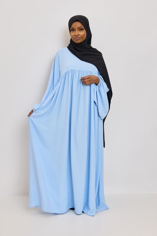 Abaya Femme Noir SILVER FASHION 3001 Efashion Paris