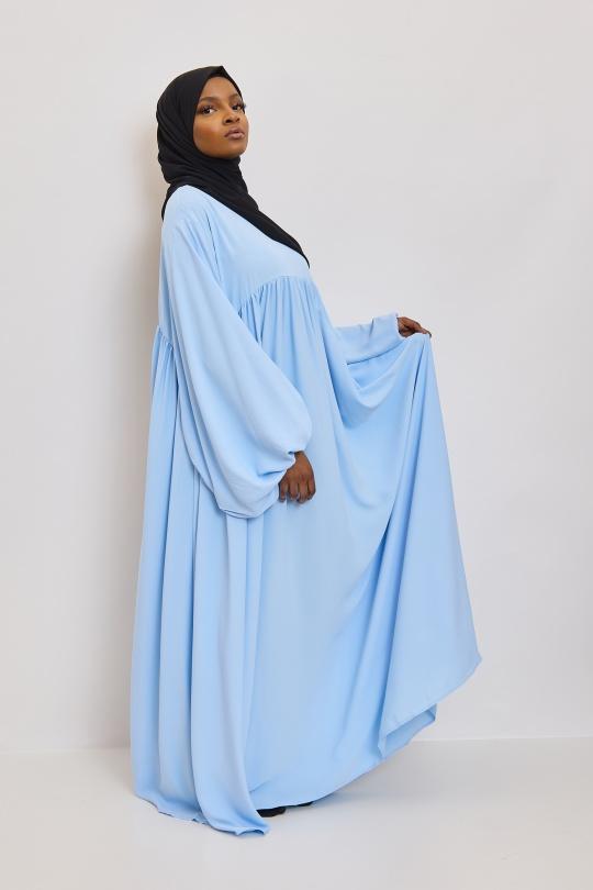 Abaya Femme Noir SILVER FASHION 3001 Efashion Paris
