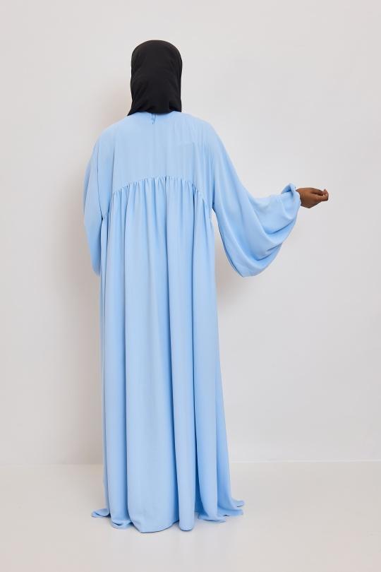Abaya Femme Noir SILVER FASHION 3001 Efashion Paris