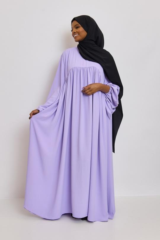 Abaya Femme Noir SILVER FASHION 3001 Efashion Paris