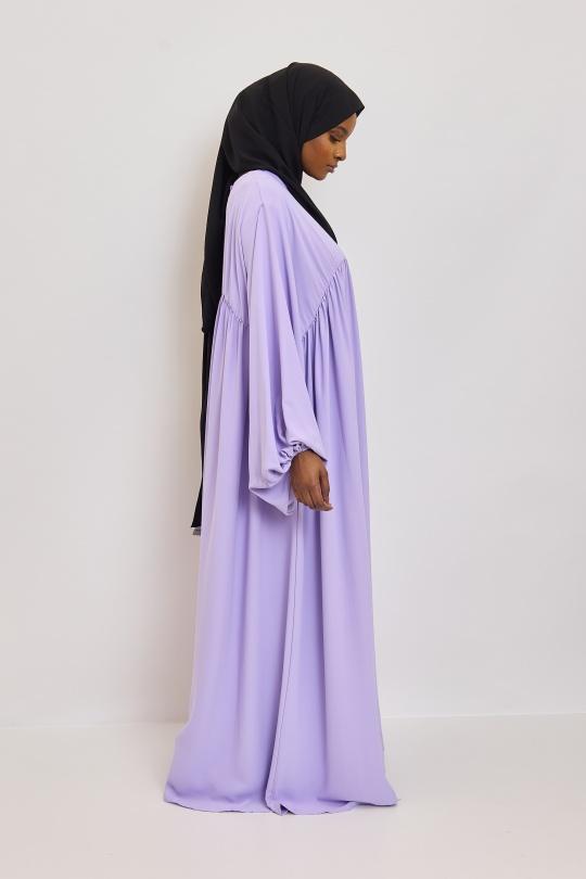 Abaya Femme Noir SILVER FASHION 3001 Efashion Paris