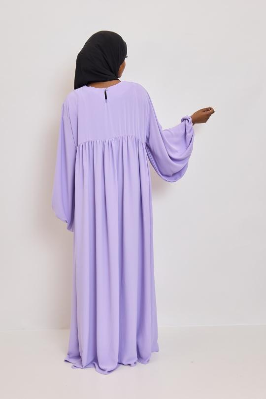 Abaya Femme Noir SILVER FASHION 3001 Efashion Paris