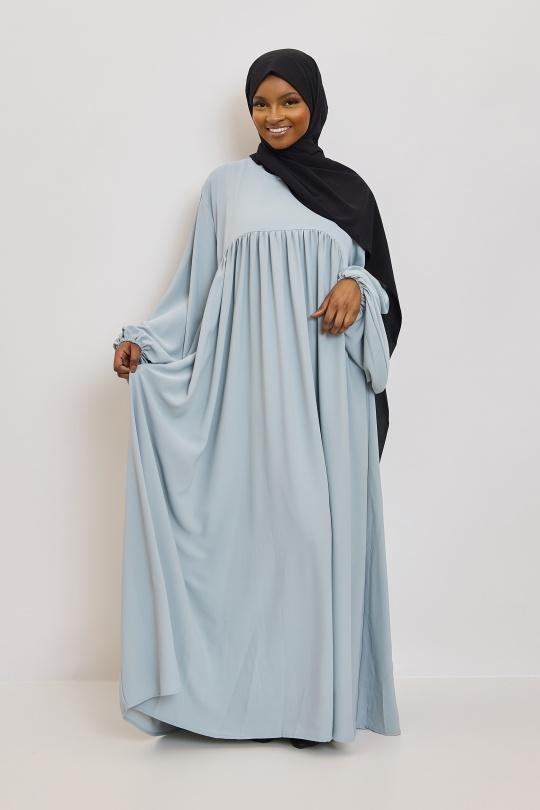 Abaya Femme Noir SILVER FASHION 3001 Efashion Paris