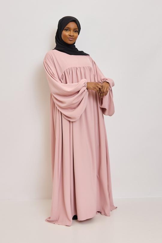 Abaya Femme Noir SILVER FASHION 3001 Efashion Paris