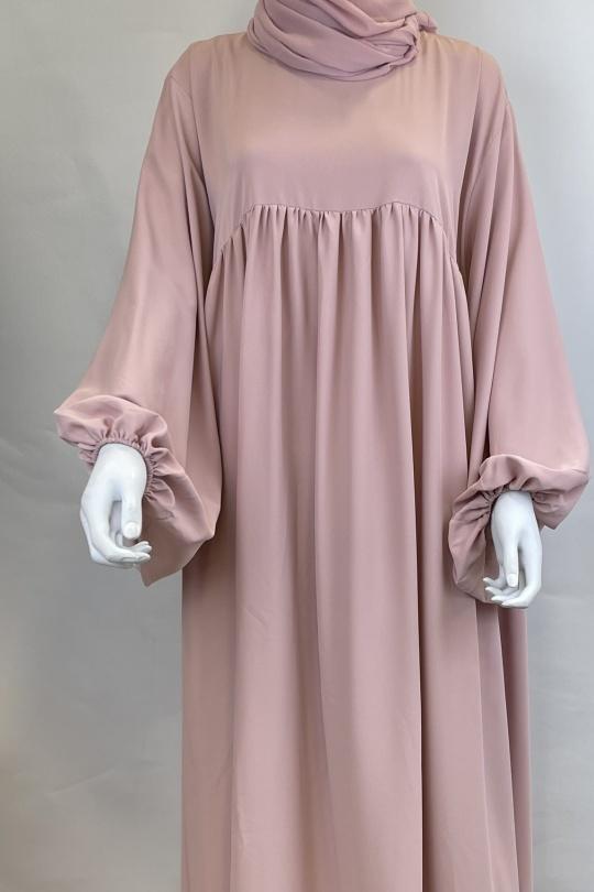 Abaya Femme Noir SILVER FASHION 3001 Efashion Paris