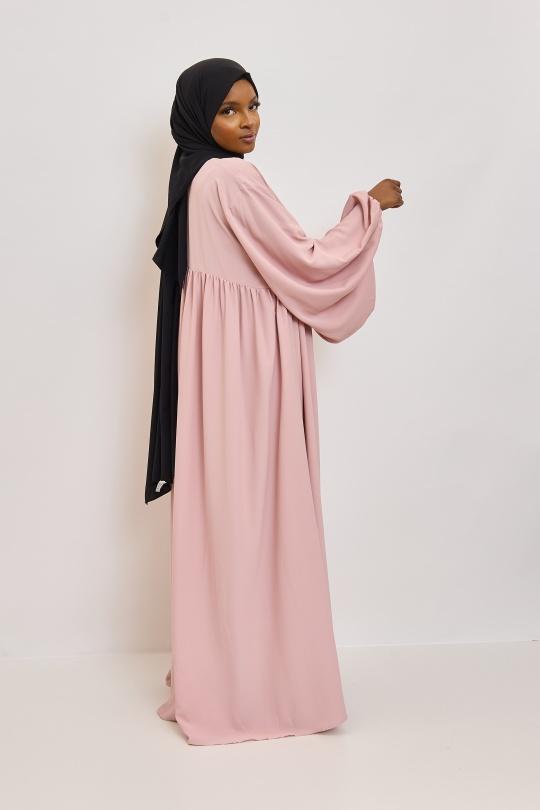Abaya Femme Noir SILVER FASHION 3001 Efashion Paris