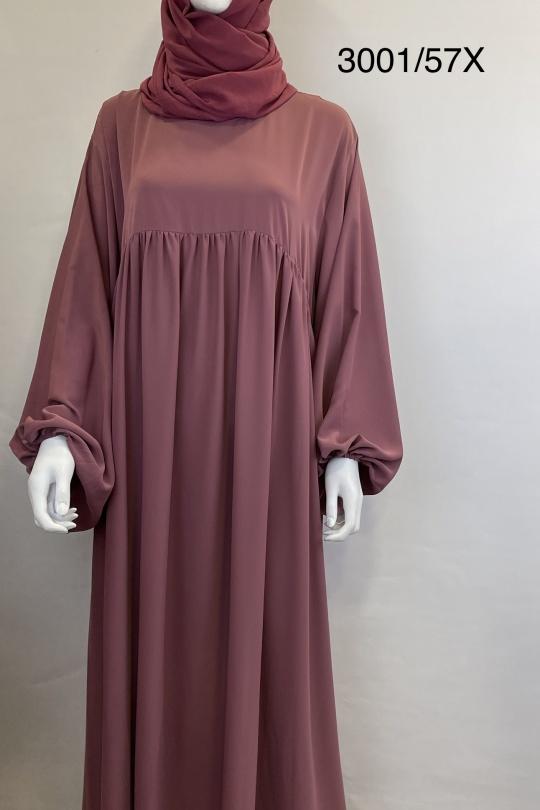Abaya Femme Noir SILVER FASHION 3001 Efashion Paris