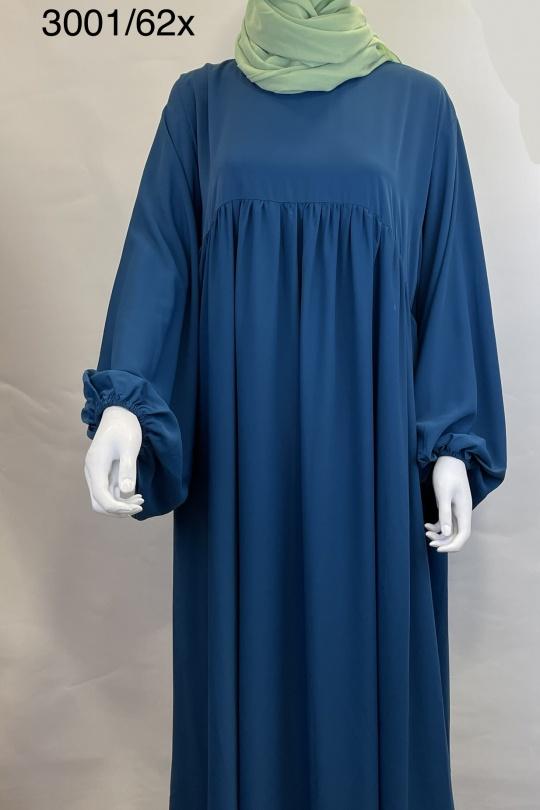 Abaya Femme Noir SILVER FASHION 3001 Efashion Paris