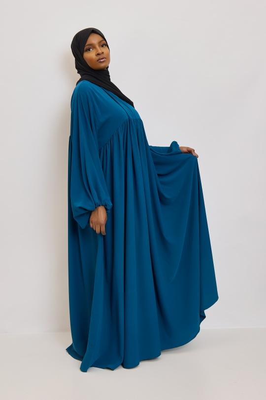 Abaya Femme Noir SILVER FASHION 3001 Efashion Paris