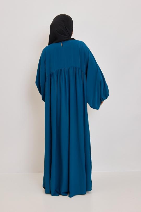 Abaya Femme Noir SILVER FASHION 3001 Efashion Paris