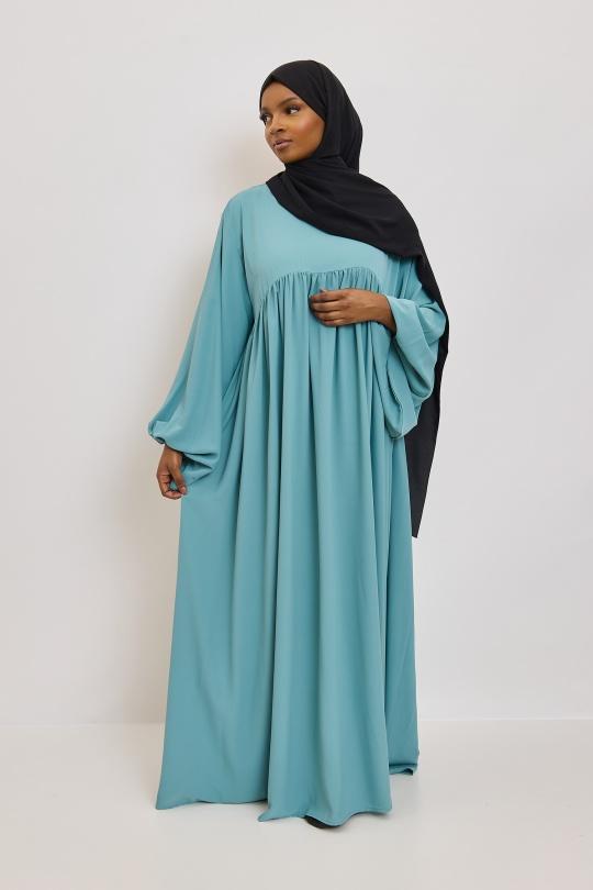 Abaya Femme Noir SILVER FASHION 3001 Efashion Paris