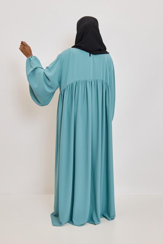 Abaya Femme Noir SILVER FASHION 3001 Efashion Paris