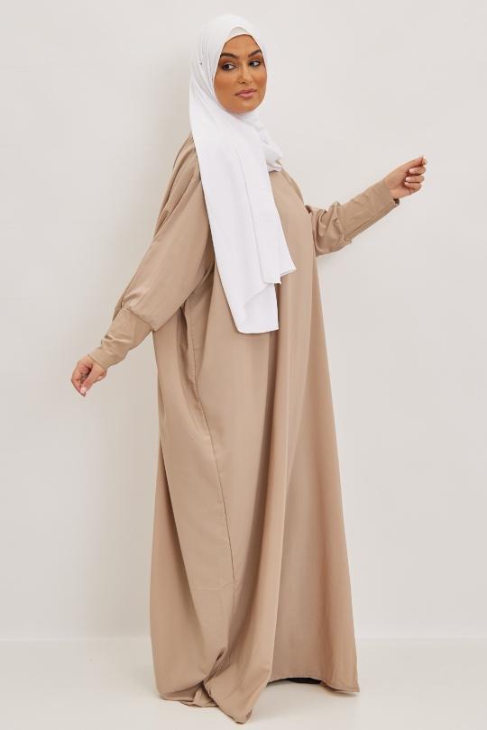 Abaya Femme Beige SILVER FASHION 1908 Efashion Paris