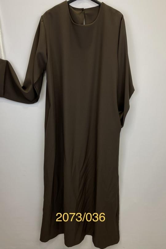 Abaya Femme Beige SILVER FASHION 2073 Efashion Paris