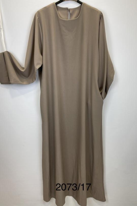 Abaya Femme Beige SILVER FASHION 2073 Efashion Paris