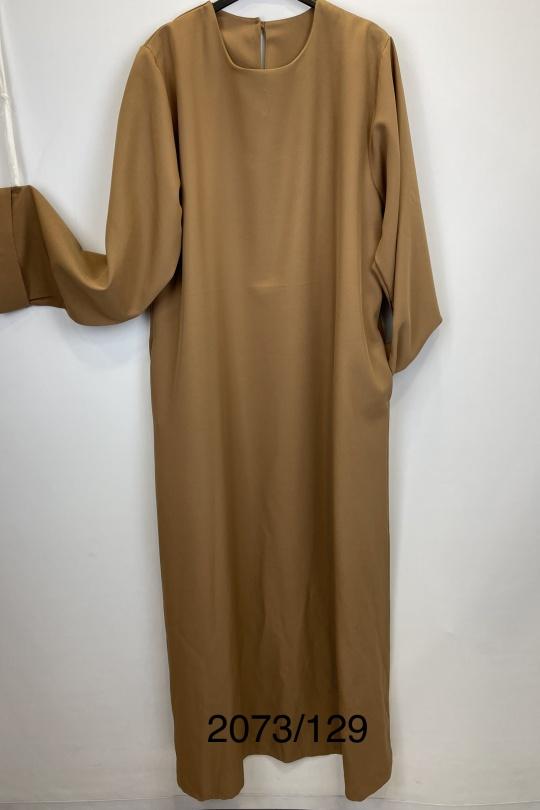 Abaya Femme Beige SILVER FASHION 2073 Efashion Paris