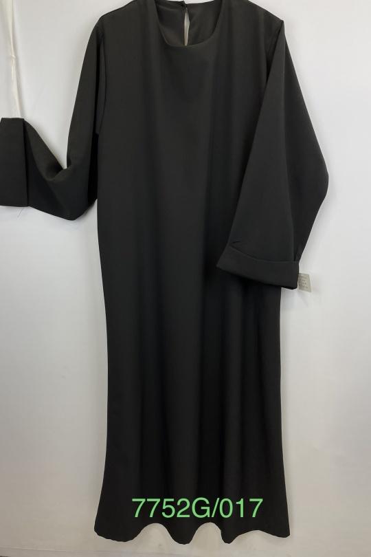 Abaya Femme Noir SILVER FASHION 7752G Efashion Paris