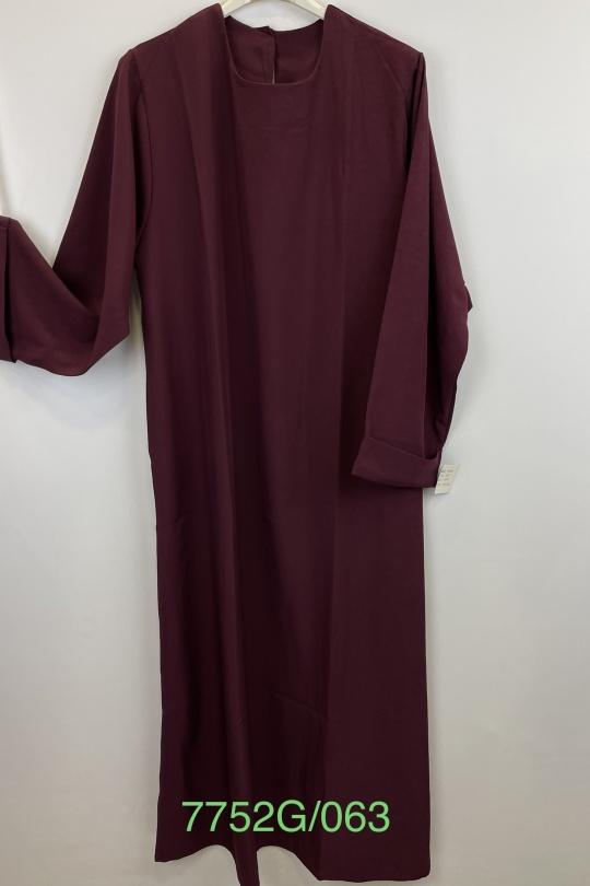 Abaya Femme Noir SILVER FASHION 7752G Efashion Paris
