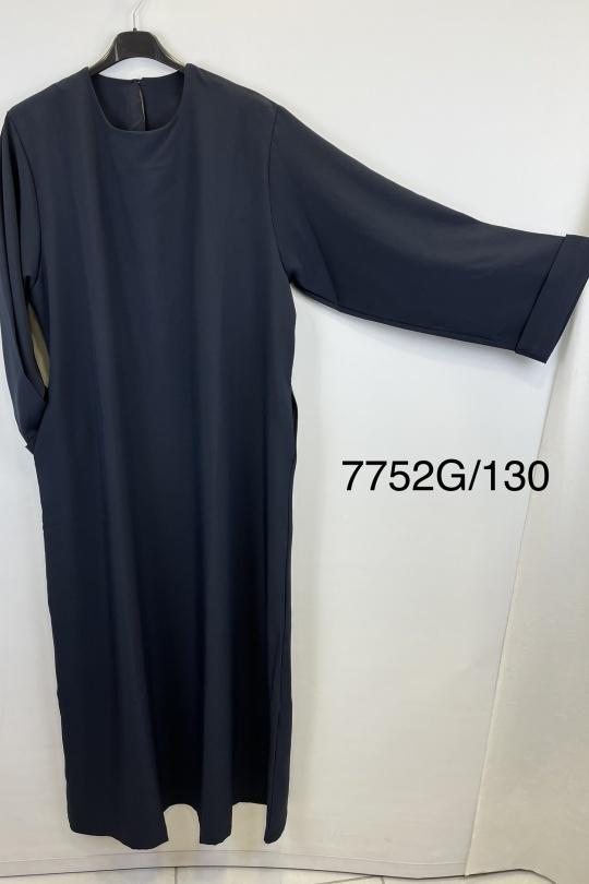 Abaya Femme Noir SILVER FASHION 7752G Efashion Paris