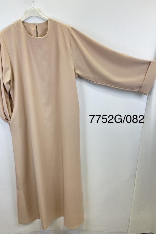 Abaya Femme Noir SILVER FASHION 7752G Efashion Paris