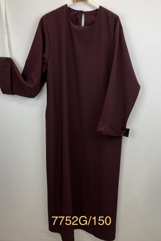 Abaya Femme Noir SILVER FASHION 7752G Efashion Paris