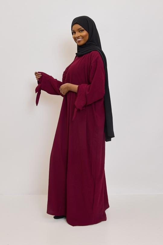 Abaya Femme Beige SILVER FASHION 2601 Efashion Paris