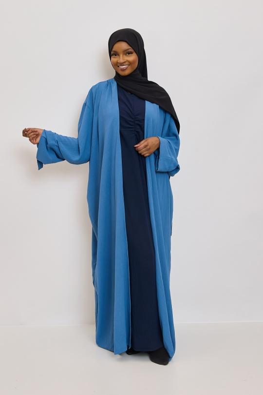 Abaya Femme Beige SILVER FASHION 2601 Efashion Paris