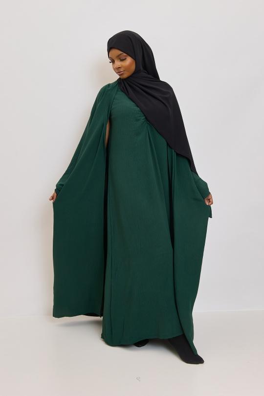 Abaya Femme Beige SILVER FASHION 2601 Efashion Paris